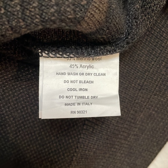 Barcelino Men’s Wool Mid Century Classic Gentlemen’s Brown Sweater Size Medium - Picture 8 of 9